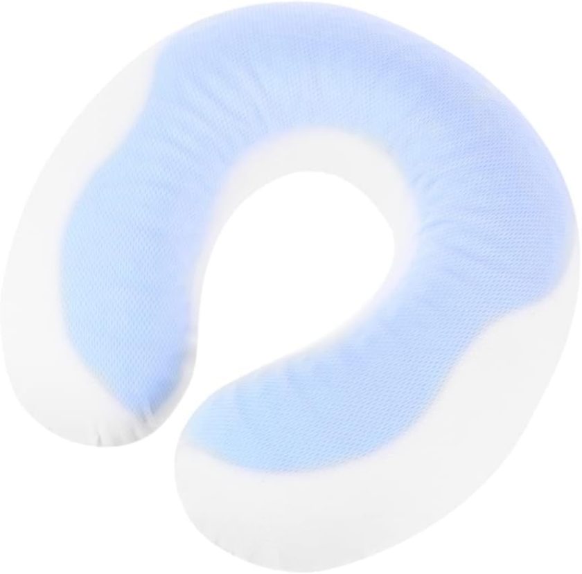 Cooling Gel Neck Pillow for Travel Memory Foam U-Shape Pillow with Comfort for Neck and Support
