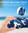 Inflatable Swim Trainer for Kids/Adults, Protable Swimming Life Belt for Training, Multifunctional U Shaped Travel Nect/Waist Pillow - Image 2